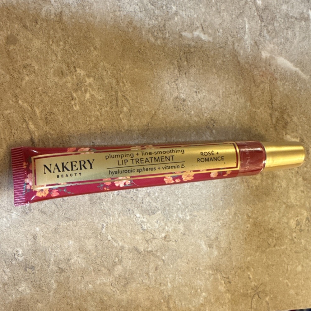 Nakery Beauty Rose + Romance Plumping Red Balm Hyaluronic Spheres Vitamin E